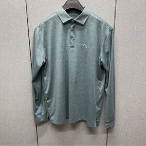 Rhoback Polo Shirt Mens Large  Long Sleeve